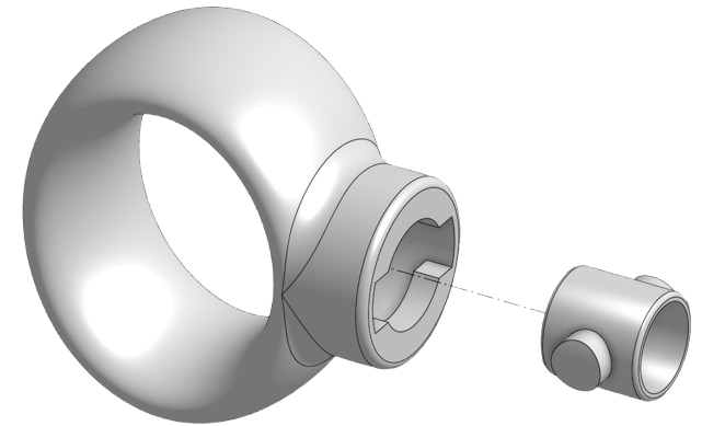 Twist-lock quick-release mechanism